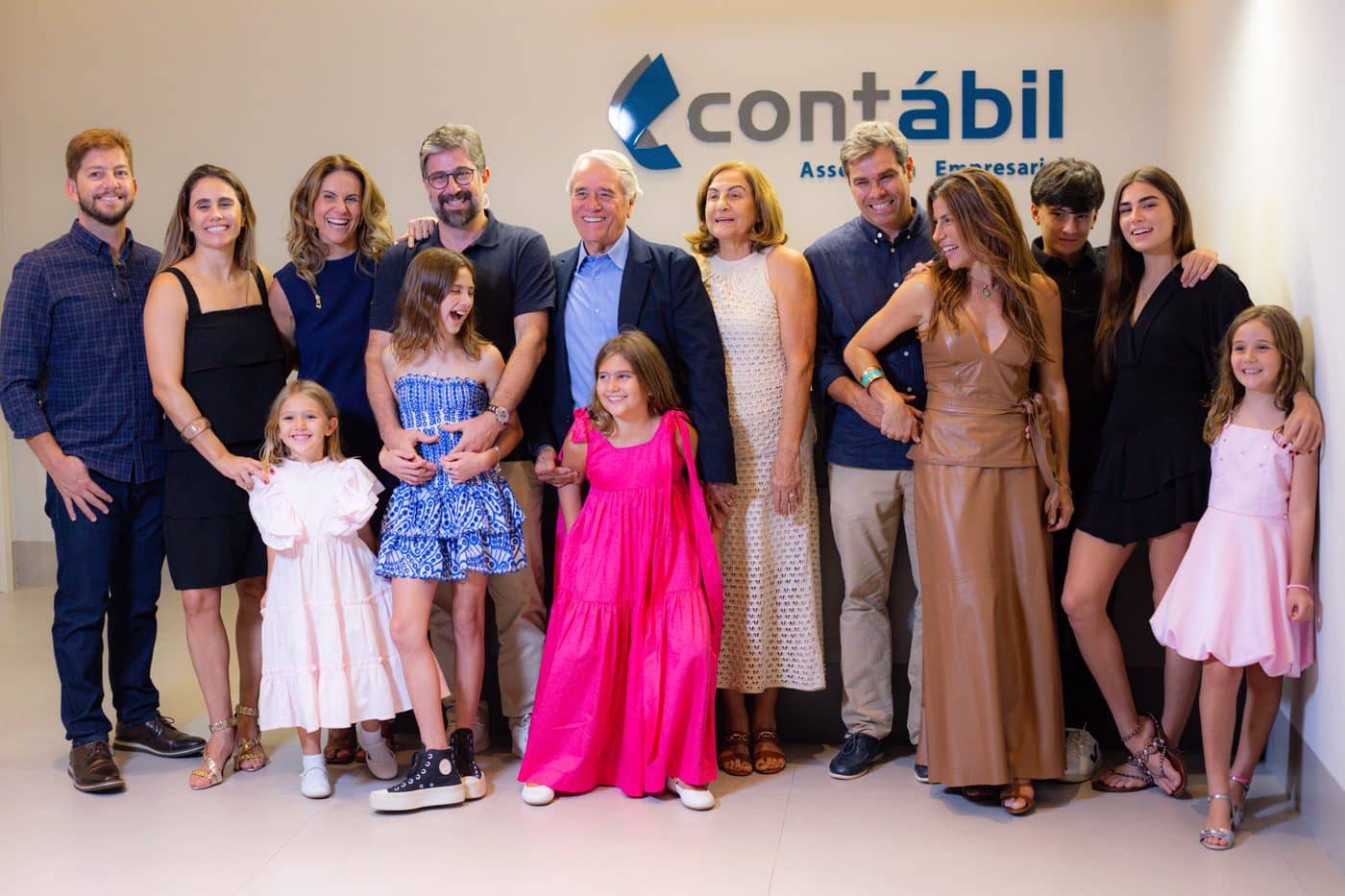 Família e sócios da Contábil Assessoria Empresarial em Marília-SP