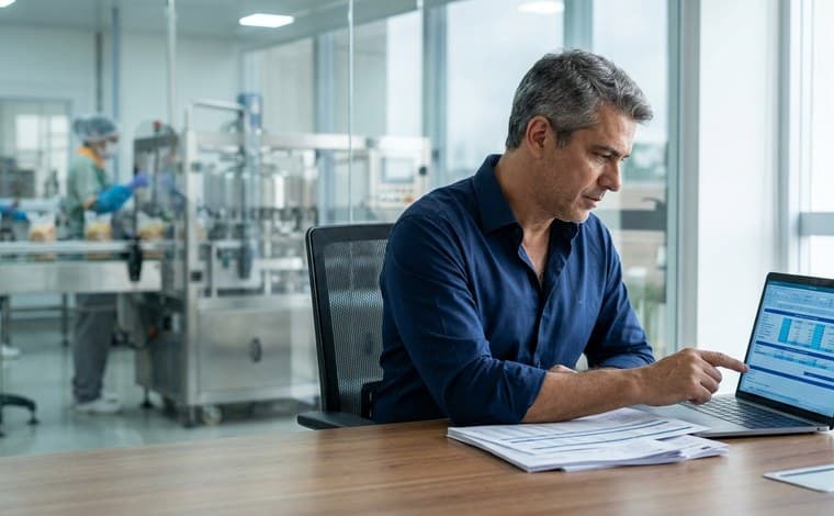 Empresário analisando cenários tributários com apoio da Contábil Assessoria